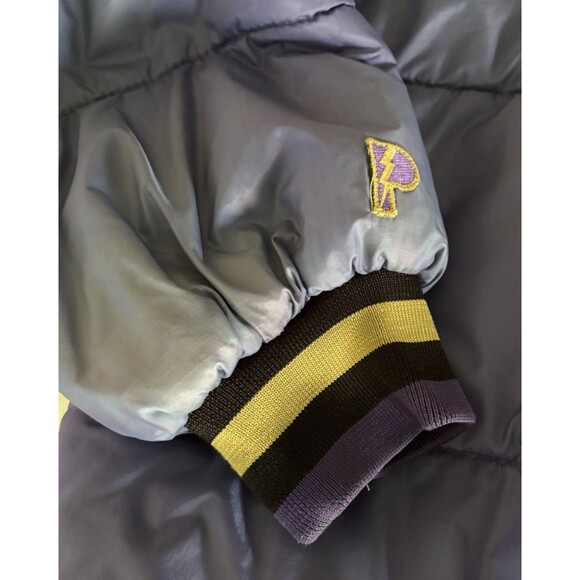 Vintage Men’s 1990’s Pro Player Baltimore Ravens Quilted Reversible Jacket XL - Picture 9 of 15